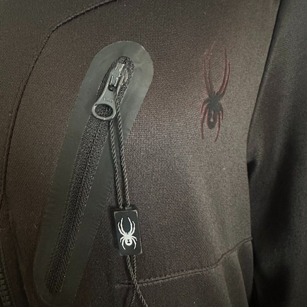 Spyder Active Black Full Zip Performance Jacket M… - image 2